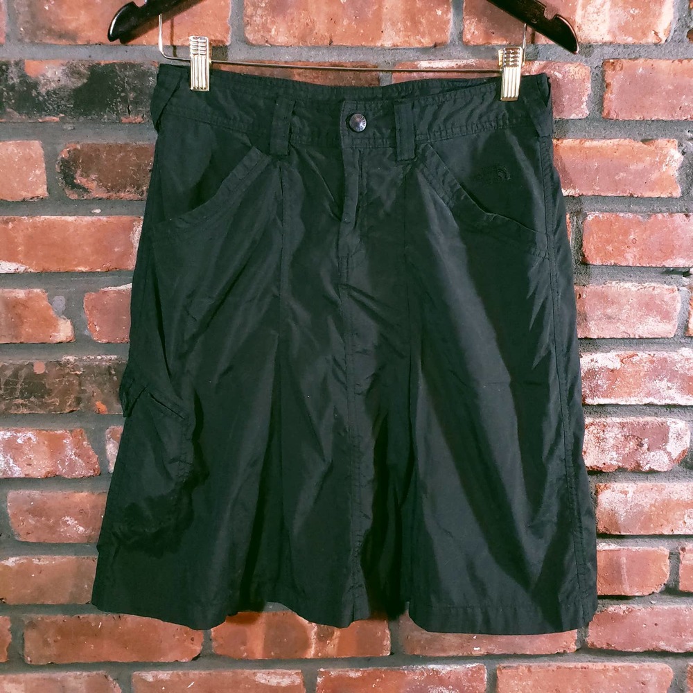 The North Face Horizon Black Nylon Utility Cargo Skirt Outdoors Women's 6